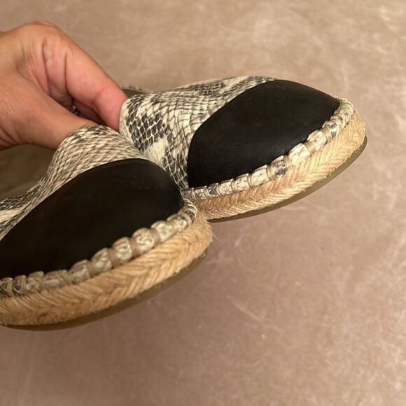 Aldo Sz 8 Reptile Snake Jute Loafers w/ Cap Toe EUC - Picture 10 of 10